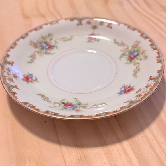 VTG Regal by Sango Saucer Gold Trimmed Floral Japan 5.75" - Picture 3 of 6